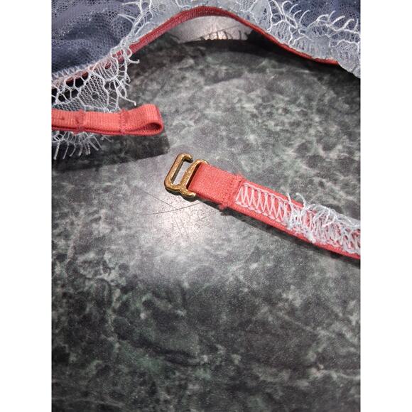 Victoria's Secret XS lace purple bralette eyelash wireless coquette feminine - Picture 8 of 8